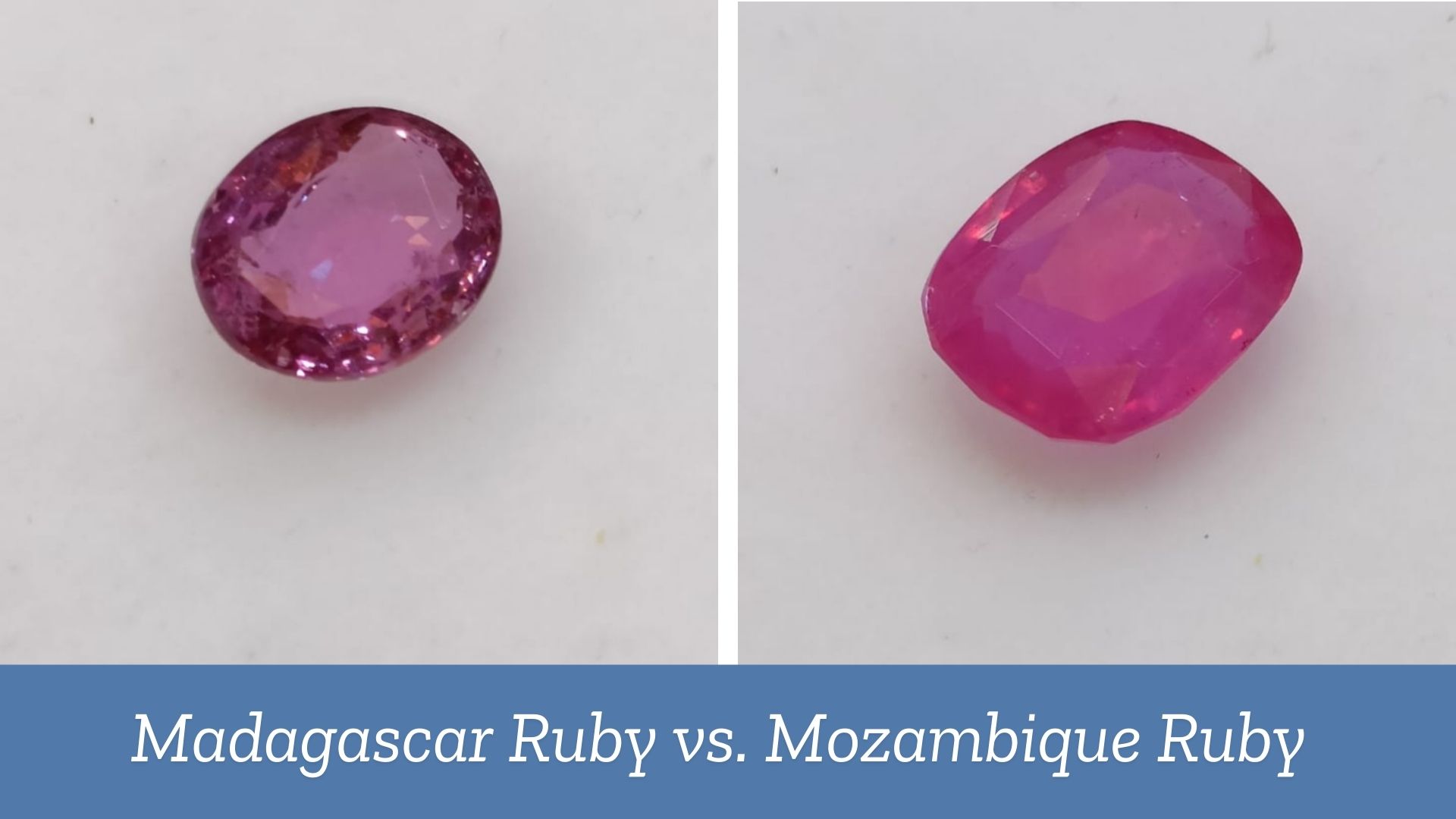 Madagascar Ruby vs. Mozambique Ruby